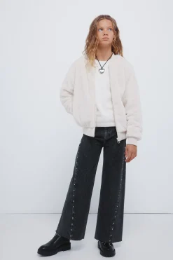 Springfield Kids Bomber de pelo niña beige Online