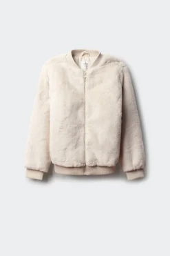 Springfield Kids Bomber de pelo niña beige Online