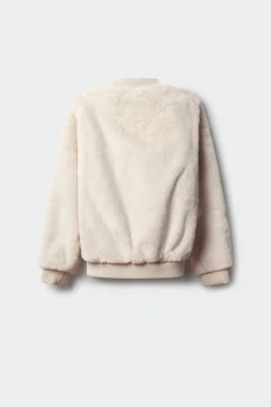 Springfield Kids Bomber de pelo niña beige Online