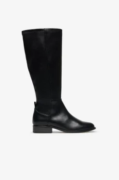 Cortefiel Bota alta elástica Negro New