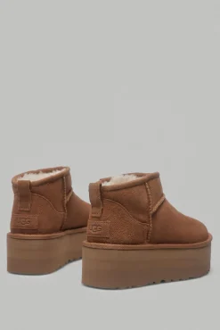 Ugg Bota Classic Ultra Plataforma Marr&oacute;n