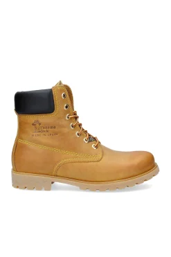 Panama Jack Bota de hombre en piel napa Amarillo Discount