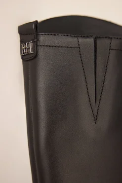 Pedro del Hierro Bota hípica con detalle metálico Negro Sale