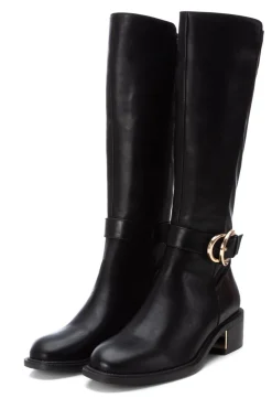 XTI Bota mosquetera polipiel Negro Hot