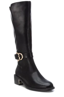 XTI Bota mosquetera polipiel Negro Hot