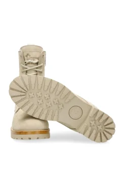 Panama Jack Bota mujer plana Beige