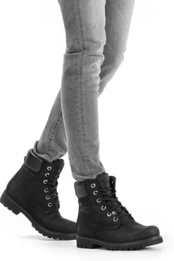 Panama Jack Bota mujer plana Negro Best