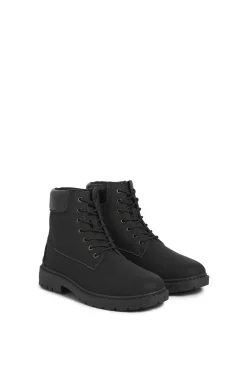 Jack & Jones Botas estilo montaña negro Hot