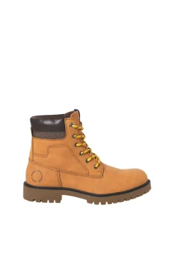 Jack & Jones Botas sintéticas con cordones amarillo Hot
