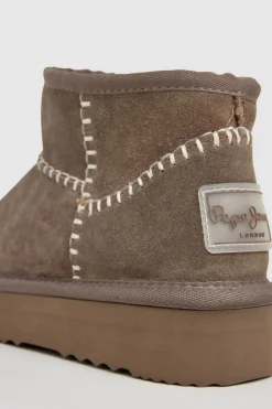 Pepe Jeans Botin Dissy de ante nude Best