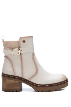 XTI Botin Tipo Chelsea beige Clearance
