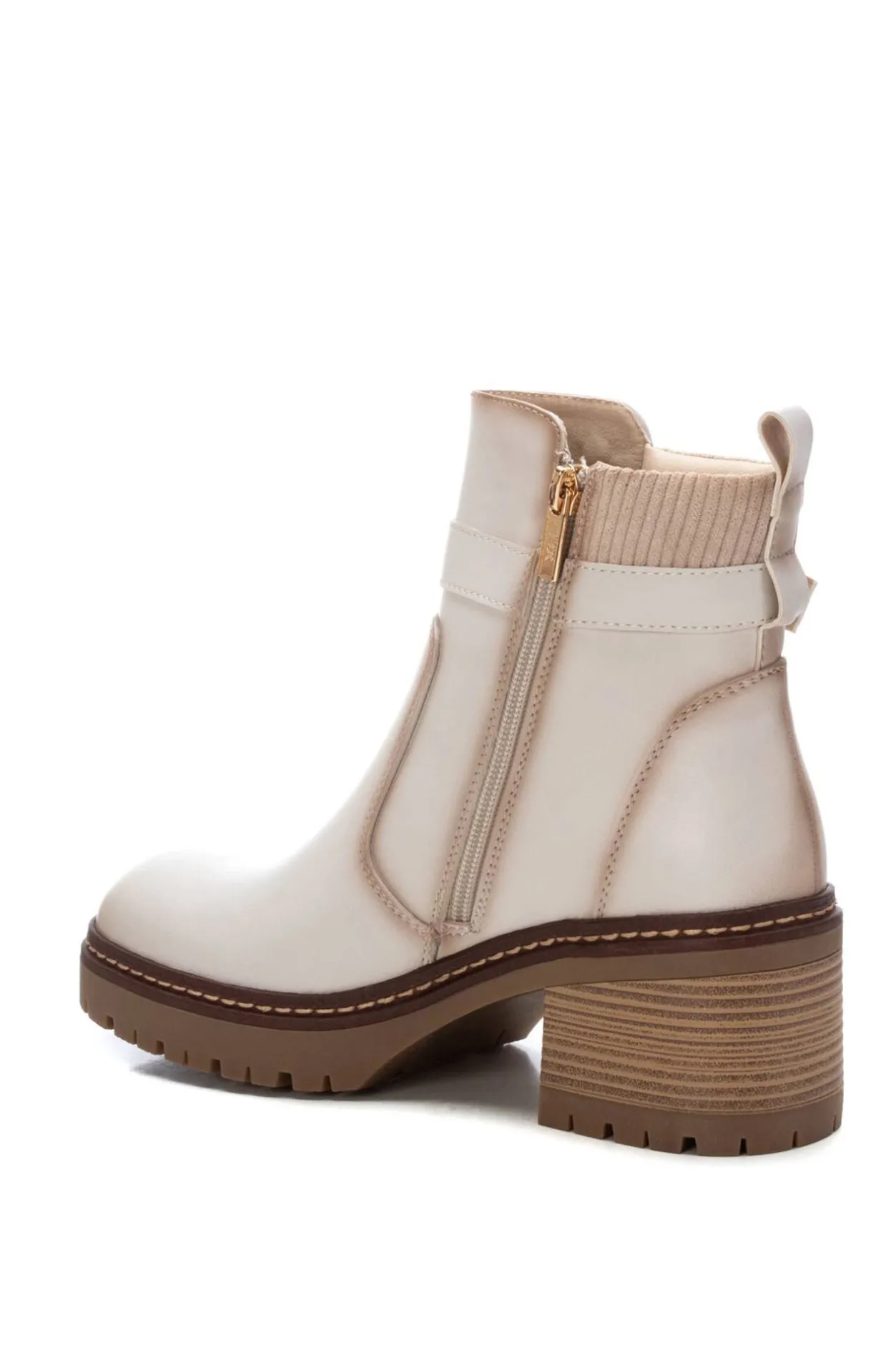 XTI Botin Tipo Chelsea beige Clearance