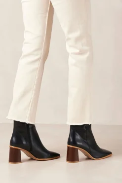 Alohas Botines de piel West Vintage Negro Discount