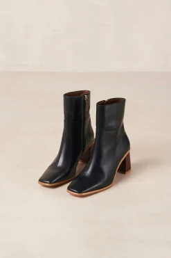 Alohas Botines de piel West Vintage Negro Discount