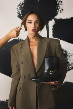 Gioseppo Botines piel by Melyssa Pinto Negro Outlet