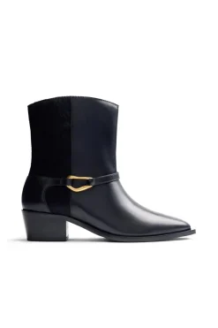 Gioseppo Botines piel by Melyssa Pinto Negro Outlet