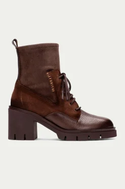 Hispanitas Botín acordonado piso track ZURICH Marr&oacute;n oscuro Online