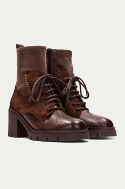 Hispanitas Botín acordonado piso track ZURICH Marr&oacute;n oscuro Online