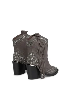 Alma en Pena Botín con flecos laterales Gris Best