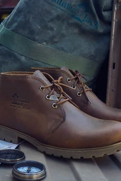 Panama Jack Botín de hombre en piel napa Marr&oacute;n Outlet