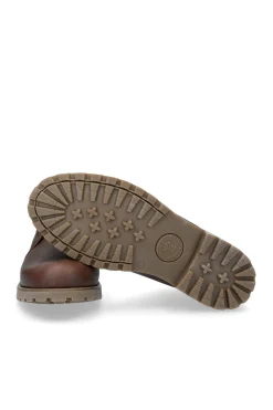 Panama Jack Botín de hombre en piel napa Marr&oacute;n Outlet