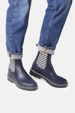 Toni Pons Botín de piel azul New