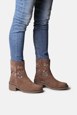 Toni Pons Botín de serraje beige Outlet