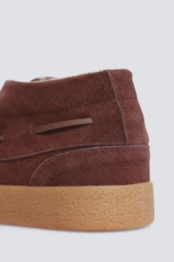 Springfield Botín naútico piel marr&oacute;n