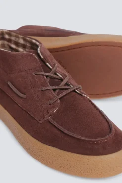 Springfield Botín naútico piel marr&oacute;n