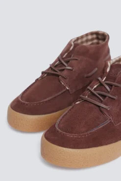 Springfield Botín naútico piel marr&oacute;n