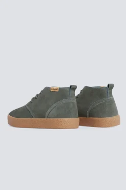 Springfield Botín piel serraje soft gris Discount