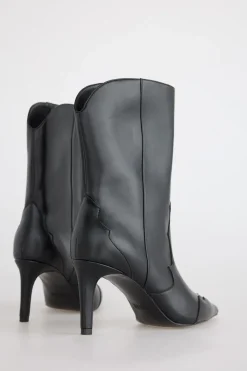 Slowlove Botín tacón fino Negro Sale