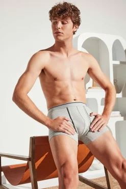 Gisela Boxer de hombre gris Best