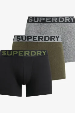 Superdry Boxer pack de 3 estampado Hot