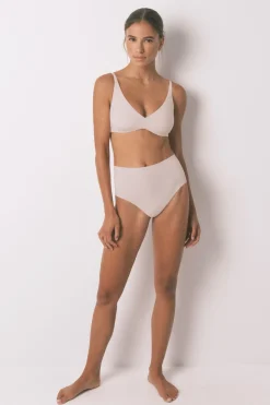 Women'secret Braga alta algodón rosa Best