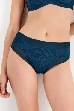 Gisela Braga alta all over hojas estampado Hot