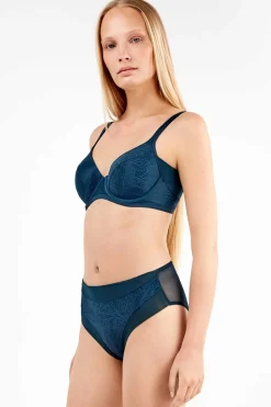 Gisela Braga alta all over hojas estampado Hot