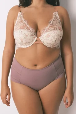 Women'secret Braga alta clásica microfibra rosa Best