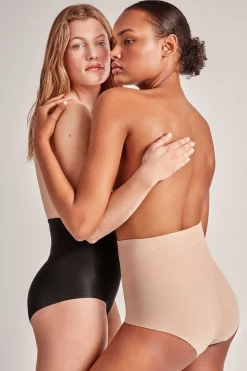 Gisela Braga alta faja reductora negro New