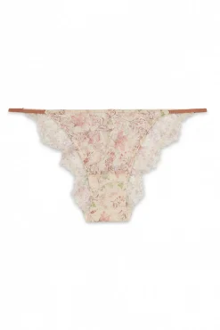 Women'secret Braga brasileña tira encaje multicolor estampado Outlet