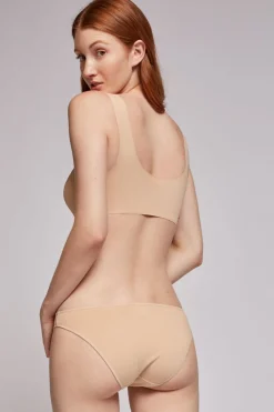 Gisela Braga básica con galón de encaje y camales nude Clearance