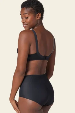 Leonisa Braga clásica efecto invisible de compresión fuerte en abdomen negro Hot