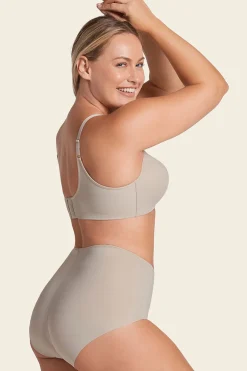 Leonisa Braga clásica efecto invisible de compresión fuerte en abdomen beige Discount