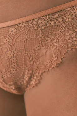 Women'secret Braga clásica encaje naranja Clearance