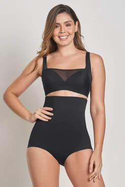 Leonisa Braga faja de tiro alto con control moderado en abdomen y espalda negro Discount