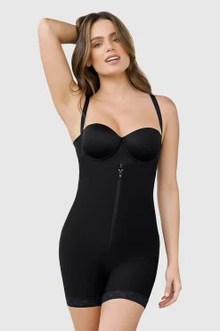 Leonisa Braga faja tipo short de control fuerte levanta glúteos negro Outlet