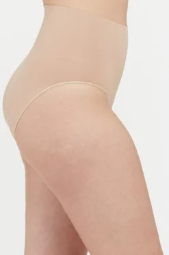 Spanx Braga moldeadora de talle alto nylon reciclado nude Sale