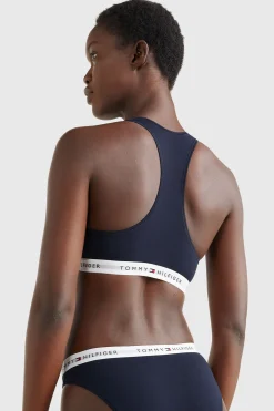 Tommy Jeans Bralette sin relleno azul Best