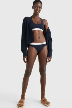 Tommy Jeans Bralette sin relleno azul Best