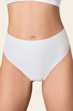 Leonisa Brasileña tiro alto invisible blanco Outlet